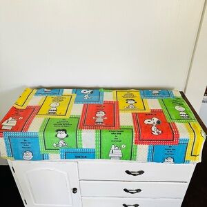 Peanuts vintage full flat sheet